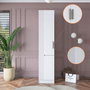 Hanah Home Armario Blanco con Estanterías